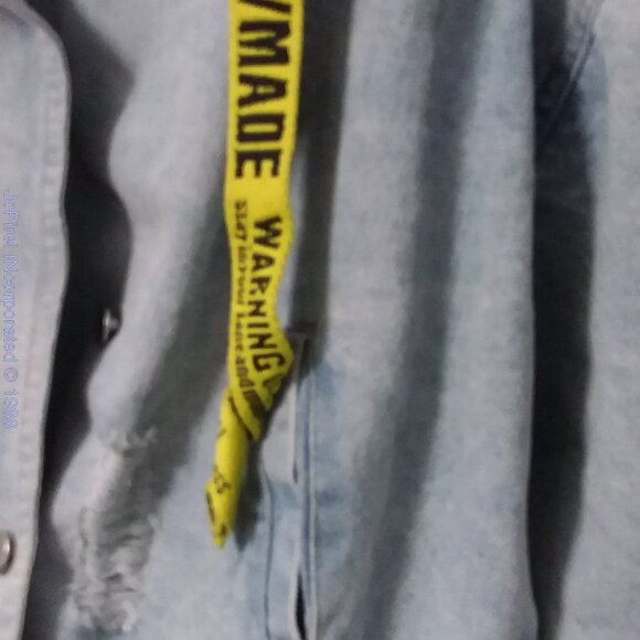 Designer H/MADE Warning (caution) Runway Short Jacket - Picture 9 of 16